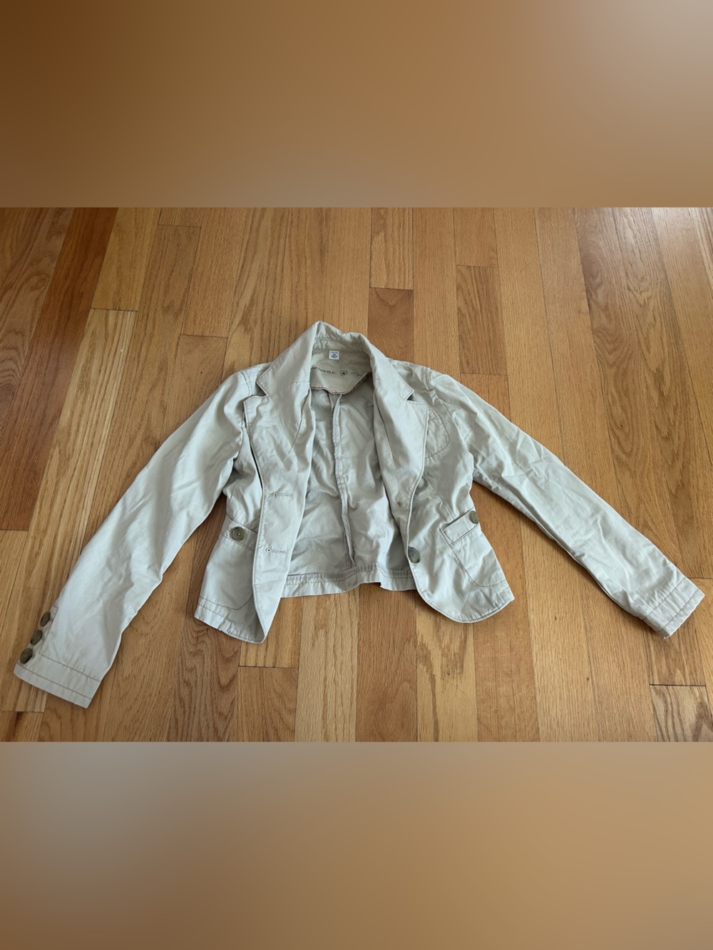Banana Republic Petite XS Light Beige Jacket